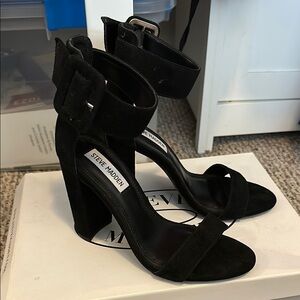 Steve Madden Black Women's Heeled Sandals